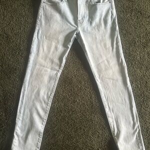 Express Skinny Ultra Hyper Stretch Jeans - Light Blue